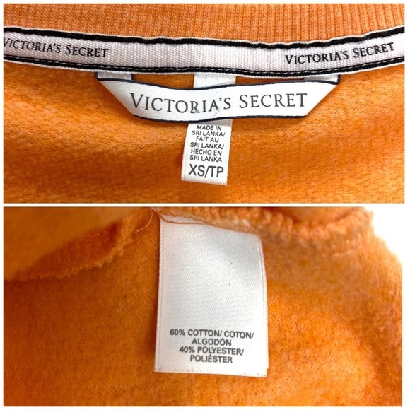 Victoria’s Secret Fleece Sweatsuit Set Orange - Picture 6 of 12